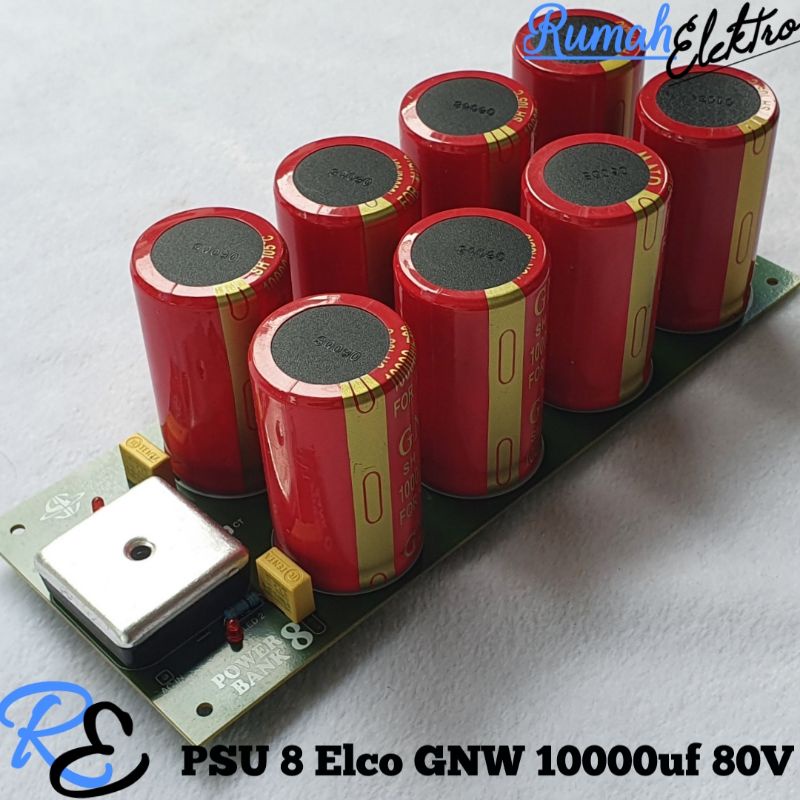 Kit PSU 8 Elco GNW 10000uf 80V