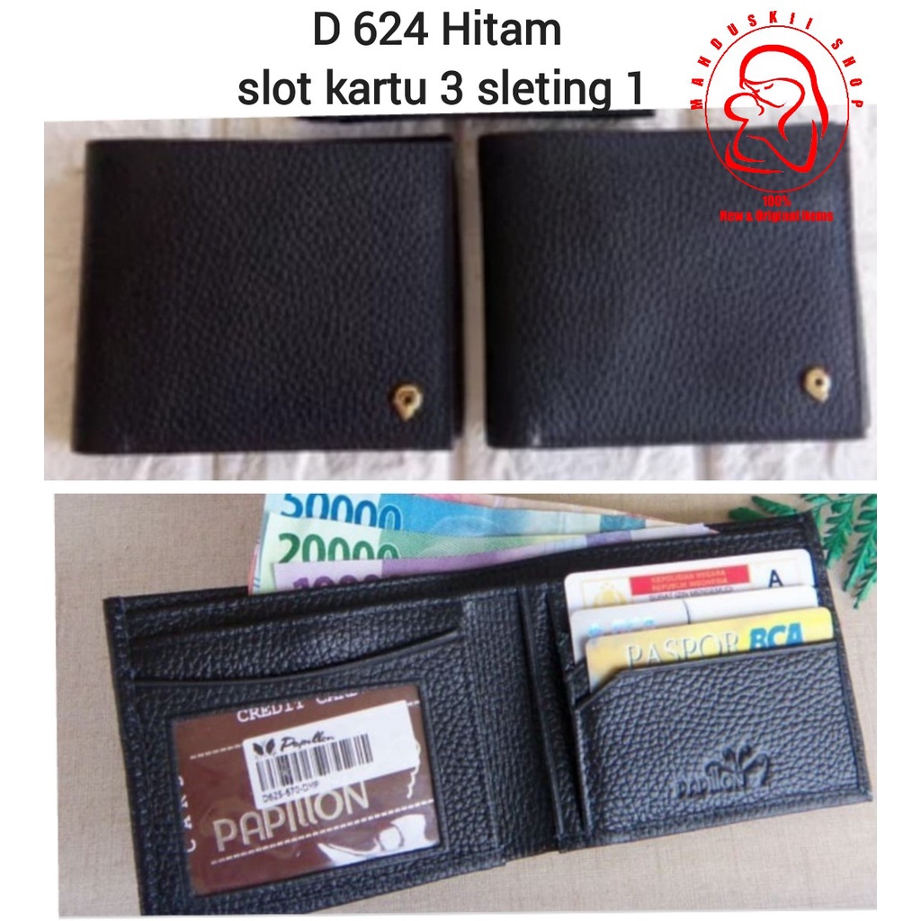 Dompet Pria Papillon D624 New & Original