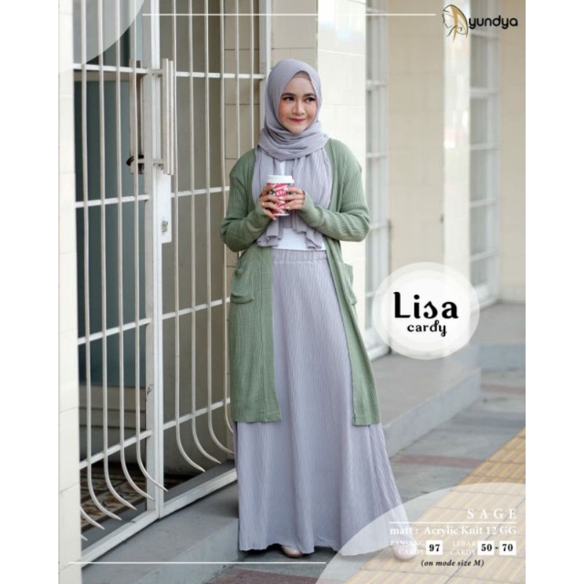 [READY] LISA LONG CARDY BY AYUNDYA