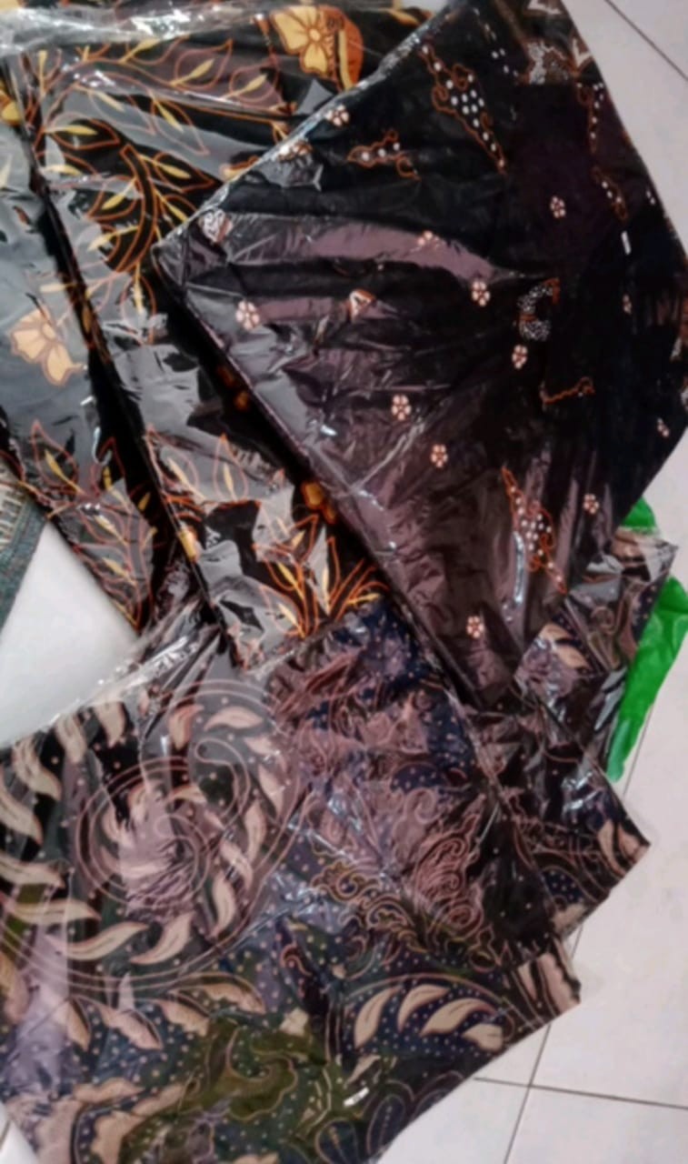 Kemeja Batik Pria Lengan Panjang Modern Size M L Xl Bz0003