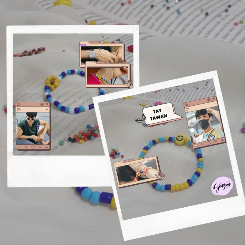 Gelang Tay Tawan - Thai Actor Inspired Beads Bracelet/Gelang Manik ala Korea Murah