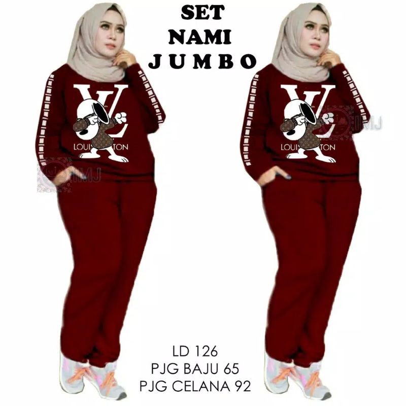 SETELAN NAMIS JUMBO SETELAN TRAINING OLAHRAGA
