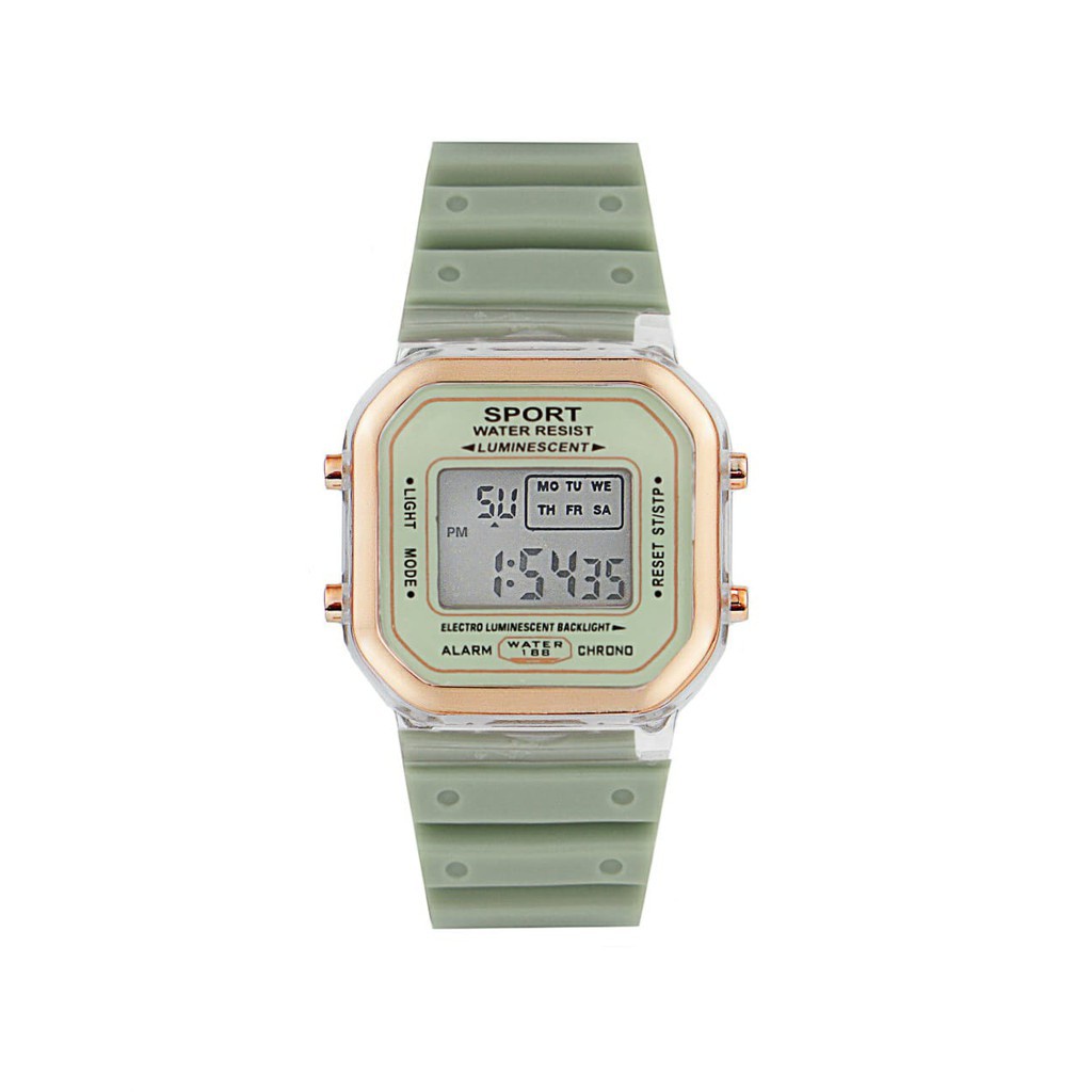 Terbaru Jam Tangan Digital Wanita Sporty SS12 5 Warna