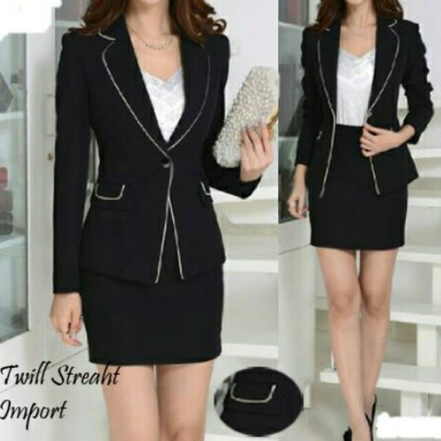 Blazer Kantor Formal Wanita s d XXL Shopee Indonesia