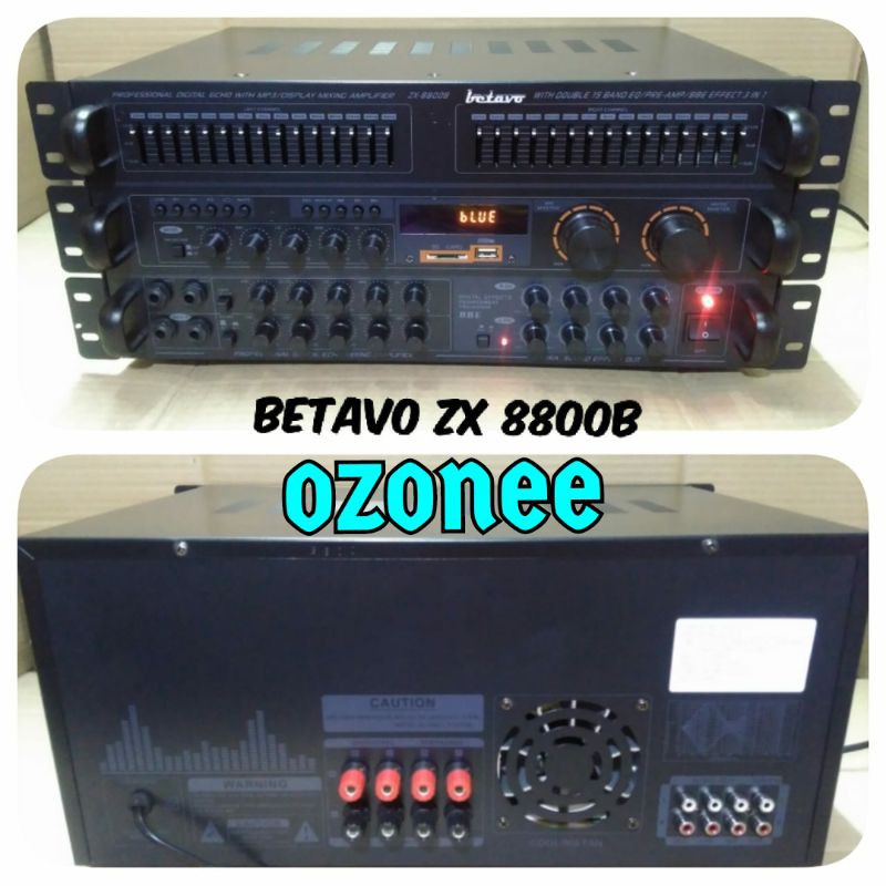 AMPLI KARAOKE BETAVO ZX8800B ZX 8800B ORIGINAL