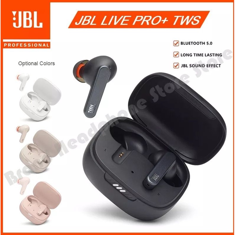 JBL LIVE PRO + TWS, Anti air dan pengisian daya Mikro