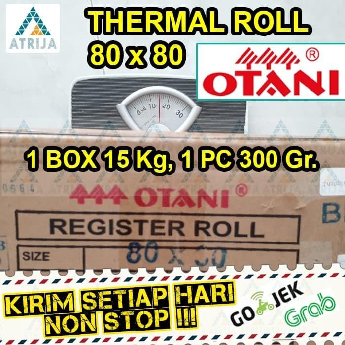 

Kertas | Thermal Roll Otani 80X80 1 Box (50 Roll) Kualitas Terbaik