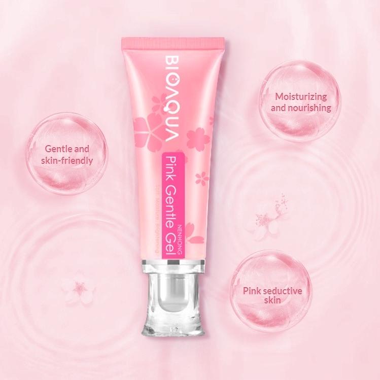 B0R8 Bio Aqua Nenhong Pink Gentle Gel Cream 30g - Lip Serum Best Product
