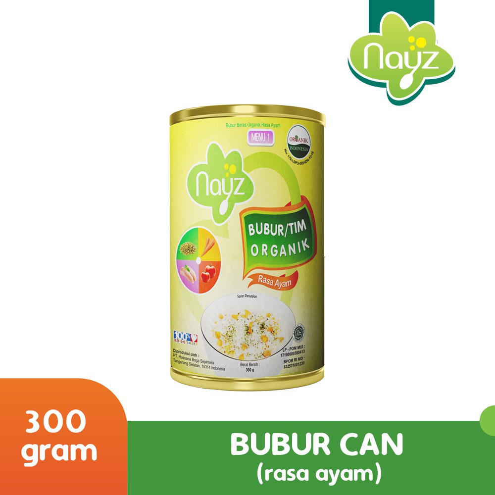 

Nayz Bubur Tim Can 1 (Ayam) 300 gr