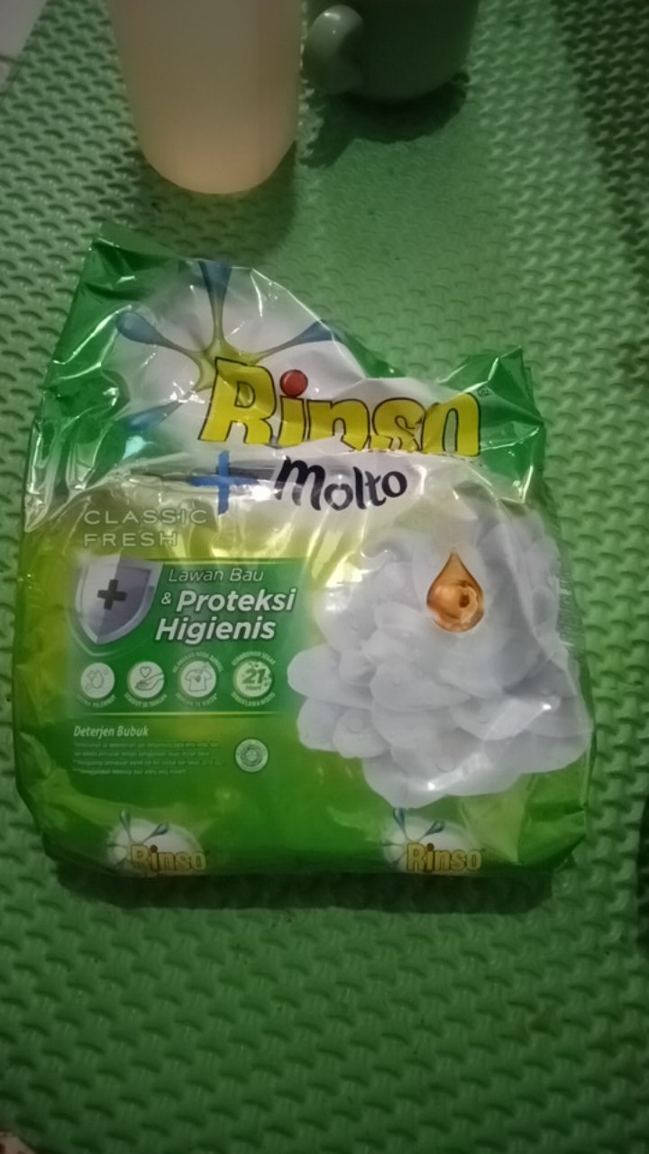 Rinso Anti Noda + Molto Per Pcs 770 Gram