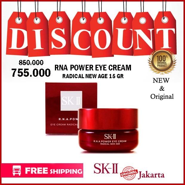 SKII/ SK II/ SK-II/ RNA POWER EYE Cream Radical new age 15 gr