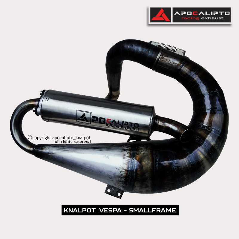 Knalpot vespa racing  Tune up vespa smallframe  pts (FFA)