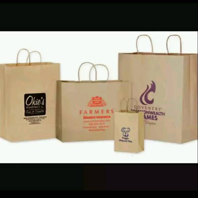 

Paperbag Design Bebas ukuran 21x7x34cm paper bag portrait