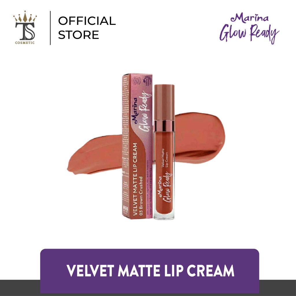 Marina Glow Ready Velvet Matte Lip Cream