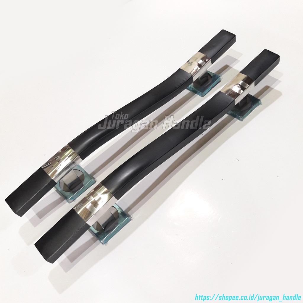 gagang pintu warna hitam 45 cm handle pintu bentuk unik handel pintu stainless hendel pintu rumah minimalis tarikan pegangan pintu