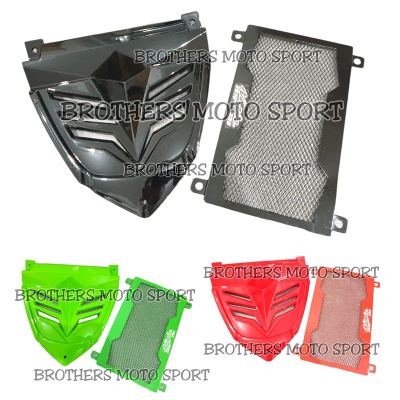 cover radiator ninja250se new plus vgrill ninja250fi 2018 vgrill new