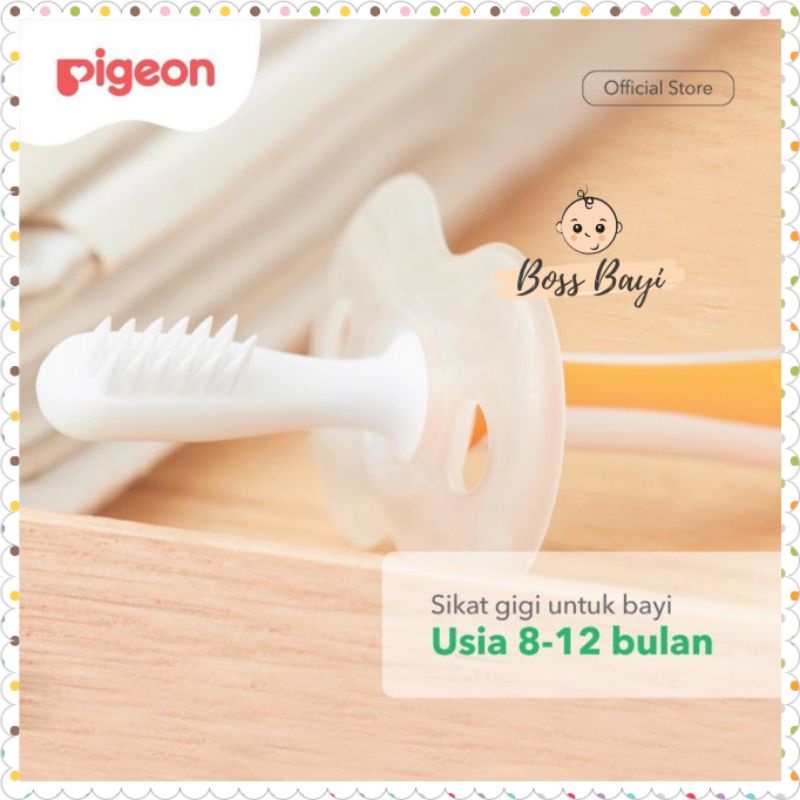 PIGEON - Training Toothbrush / Sikat Gigi Bayi Anak Lesson 1/2/3