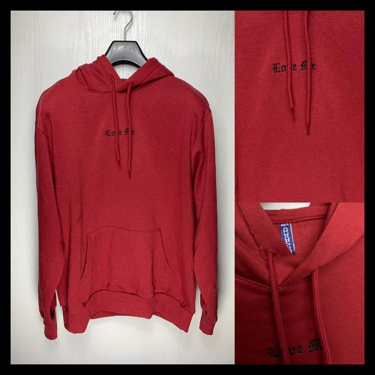 hoodie h&m merah