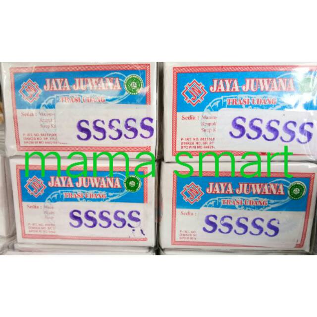 

TRASI UDANG JAYA JUWANA SSSSS nett 100 gram