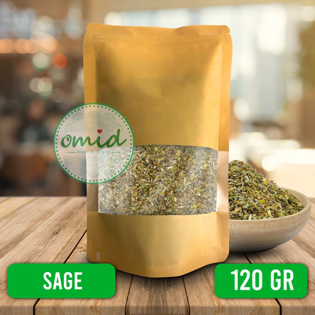 

Dried Sage Herbs | Rempah Sage Kering | 120gr [ Paper Pouch ]