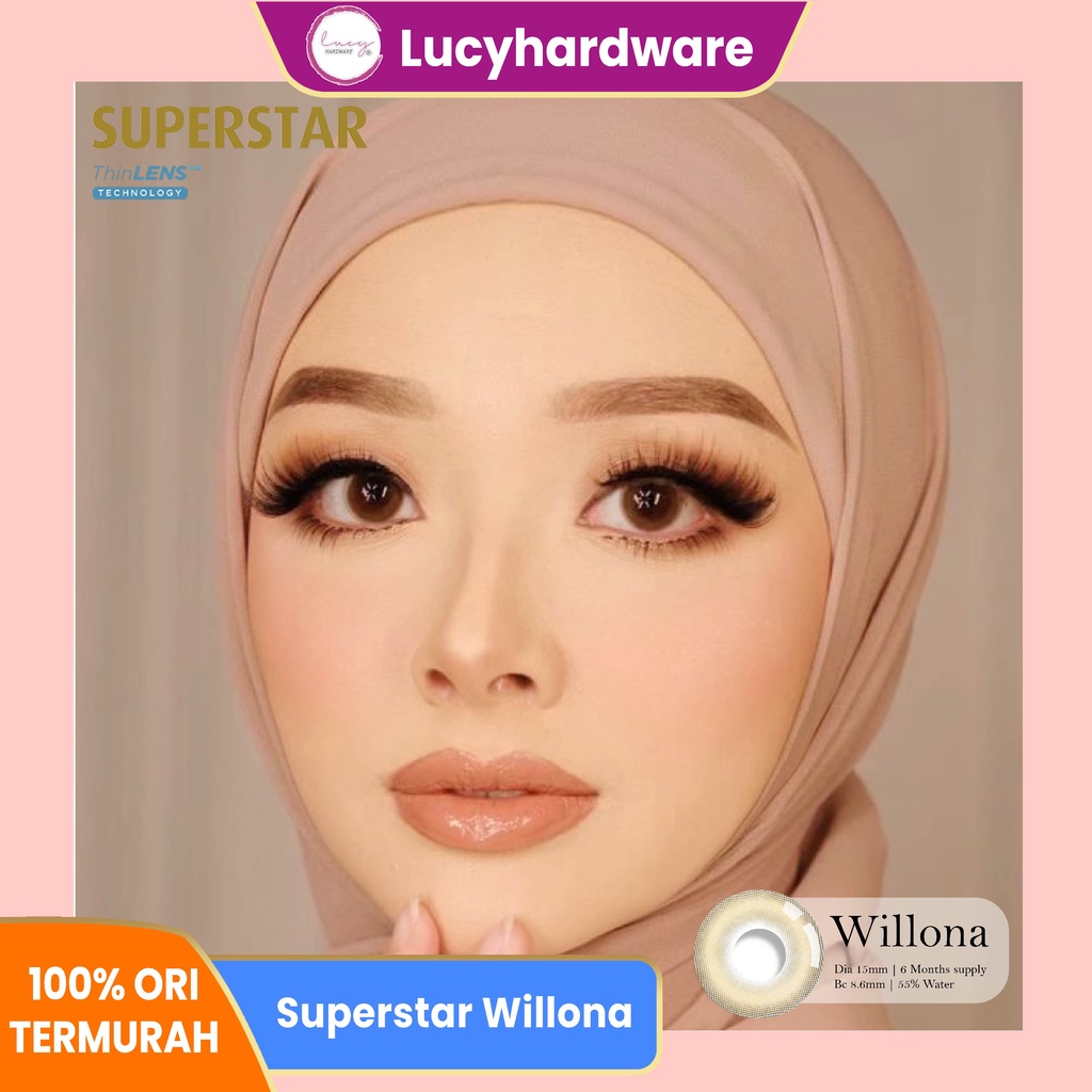 Superstar Willona softlens warna bulanan