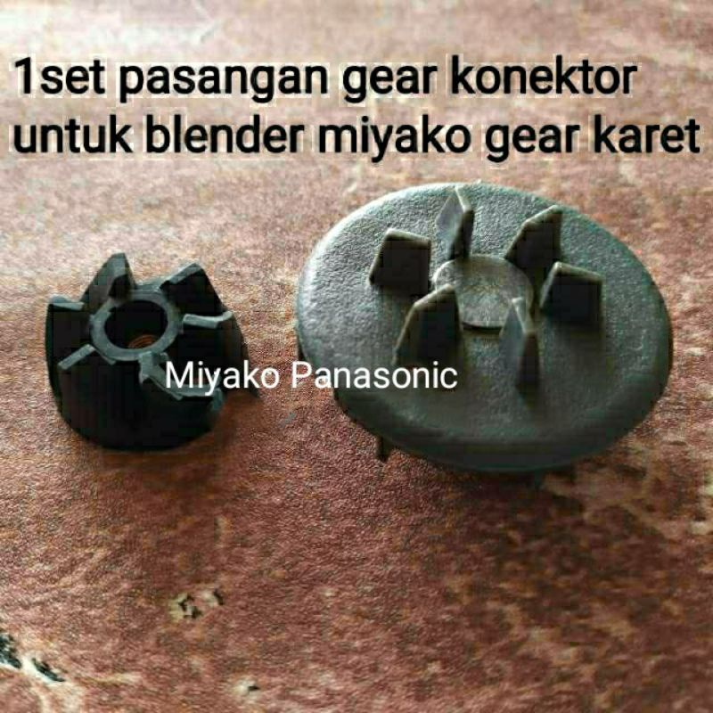 konektor Lobang Besar , conector blender 1 set gear karet gigi  blender national Panasonic Miyako