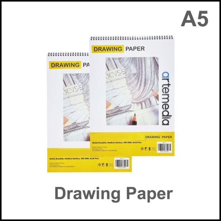 

Artemedia Drawing Paper Book A5 - 30 Lembar / Buku Gambar