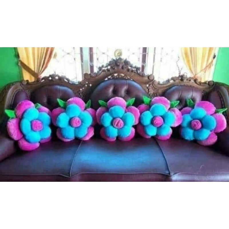 Bantal bunga mawar /Bantal sofa mawar