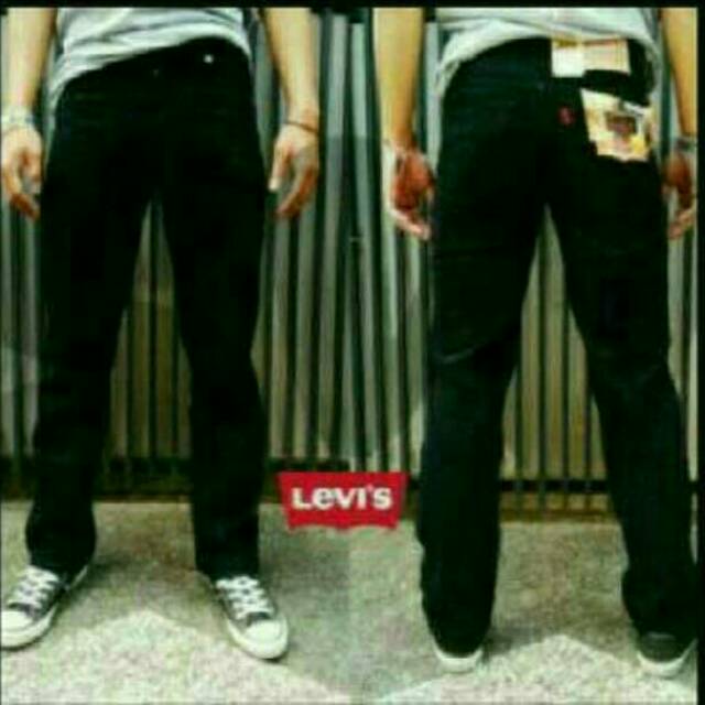 CELANA JEANS PRIA STANDAR REGULER BASIC PANTS 28 - 38