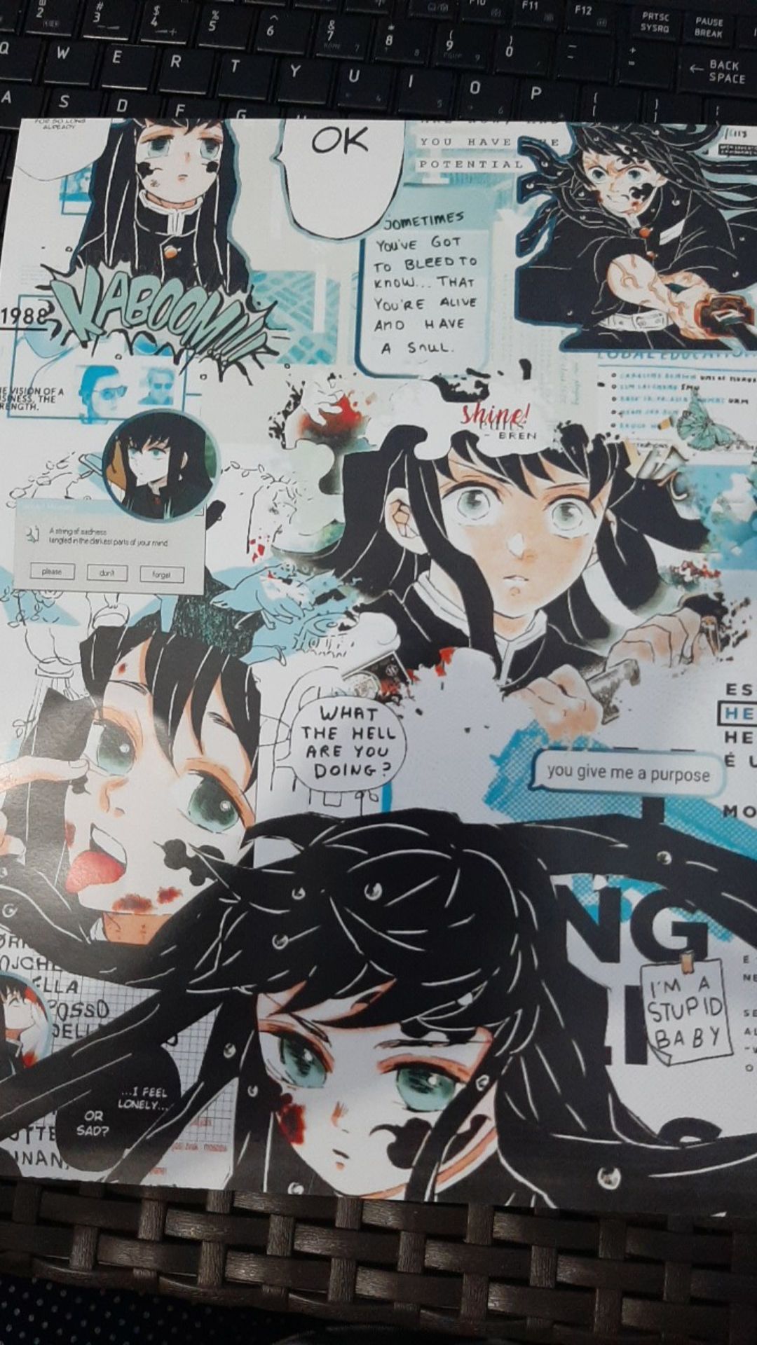 Poster Anime Aesthetic Kimetsu No Yaiba #1 | Poster Aesthetic Anime Kimetsu No Yaiba