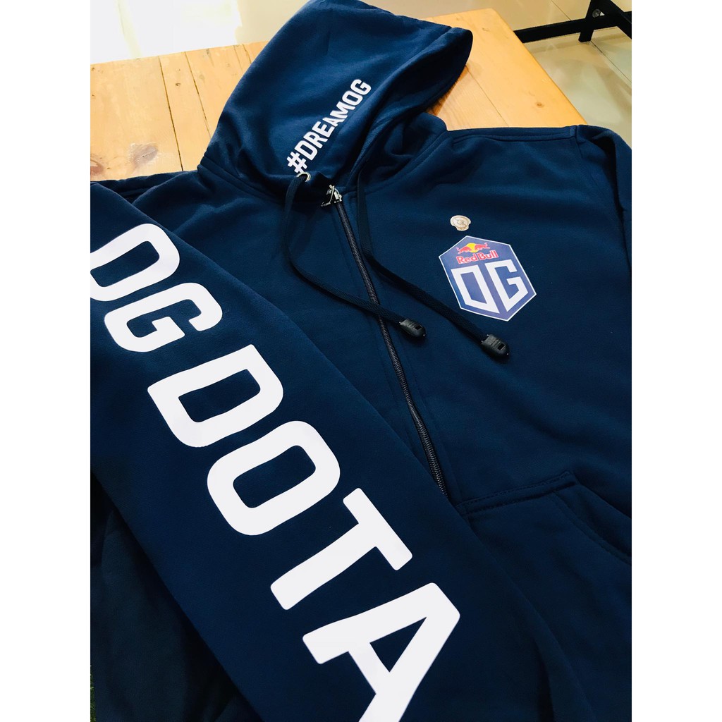 Jaket Team OG TI Champs Dark Blue - Gaming Gamer Esporst