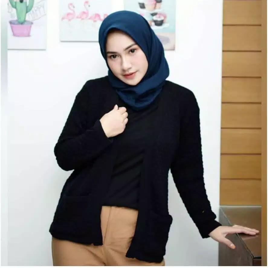 POCKET POPCORN CARDI - CARDIGAN RAJUT HIGH QUALITY - CARDIGAN TERMURAH