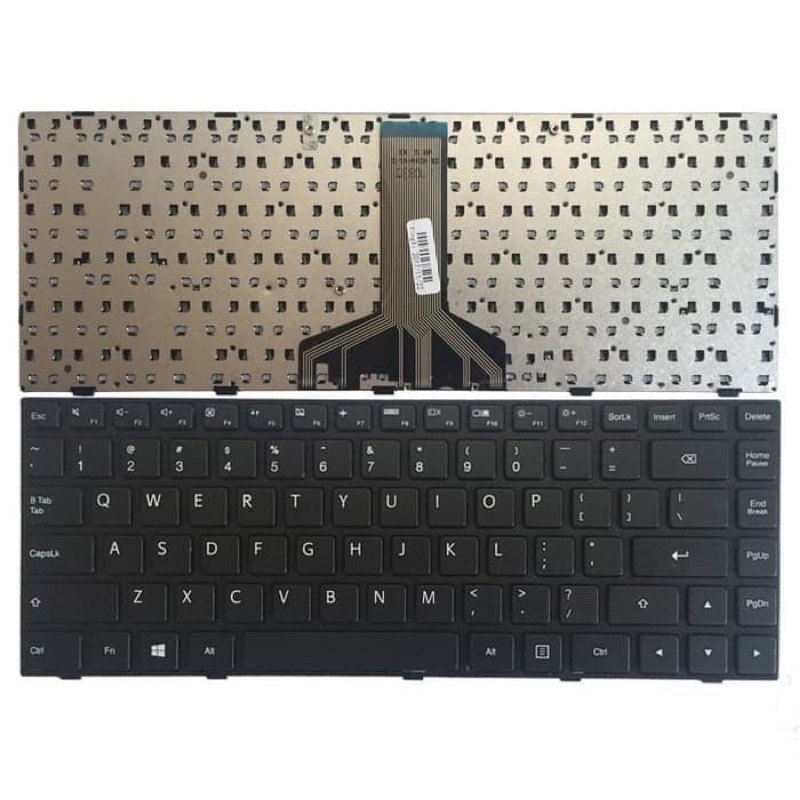 Keyboard Laptop Lenovo IdeaPad 100-14IBD - HITAM