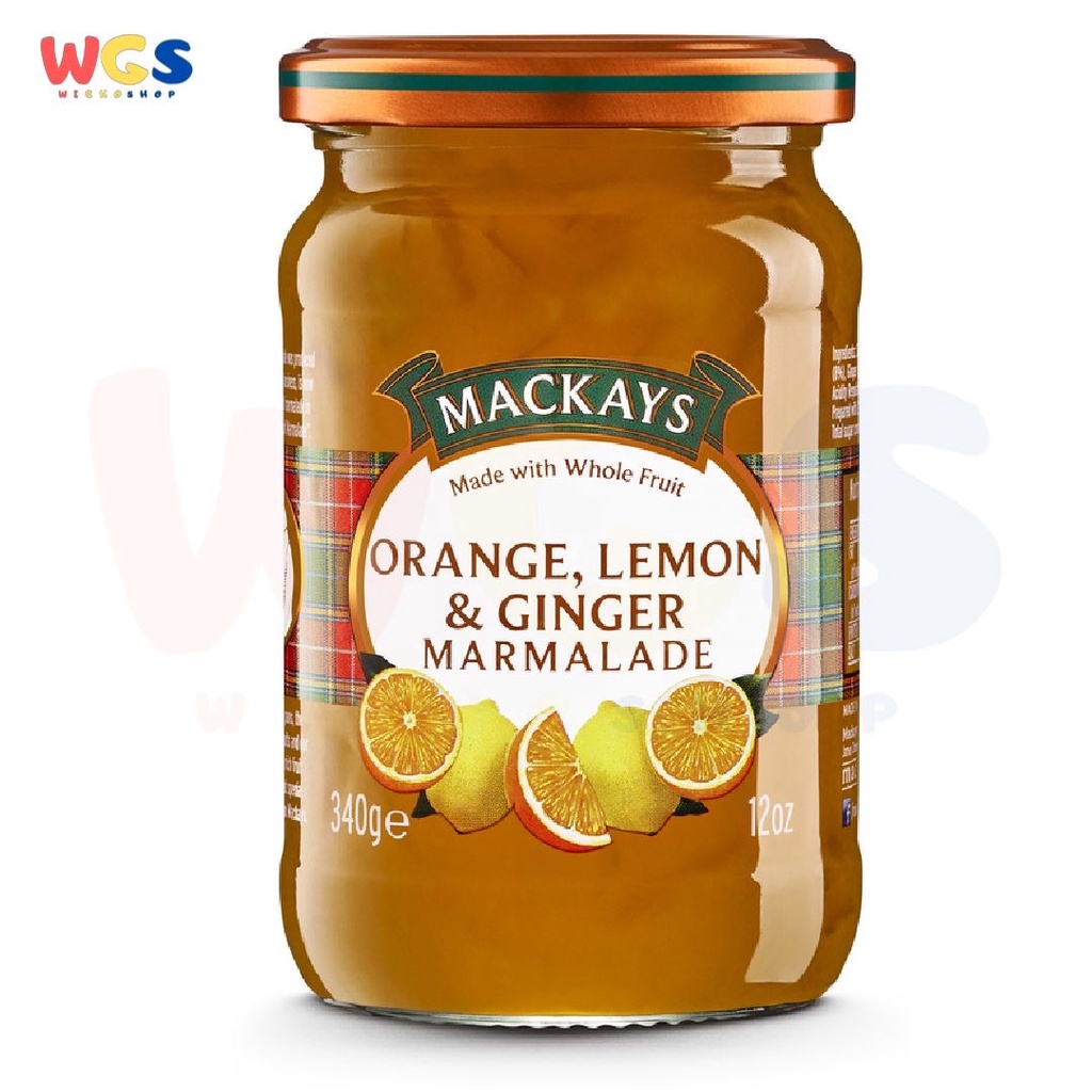 

Mackays Selai Orange, Lemon & Ginger Marmalade 340g