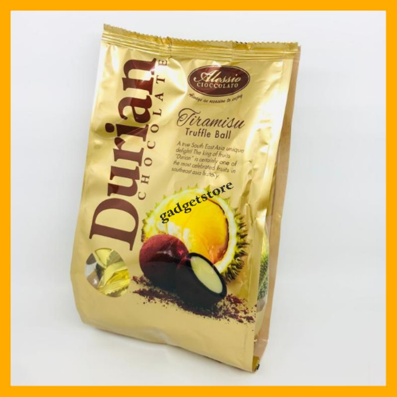 

Coklat Alessio Durian Tiramisu Ball 200 gram