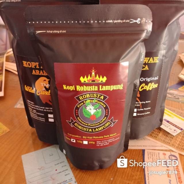 

Kopi Robusta 100% kopi lampung asli