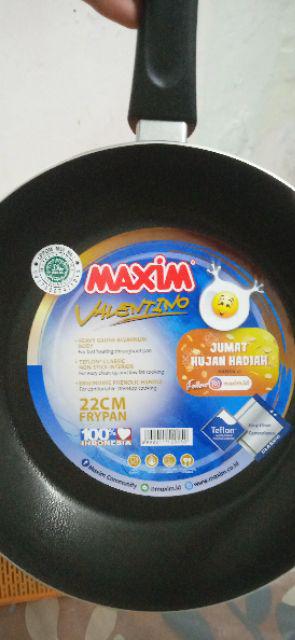 Maxim Valentinofrypan 22 Cm Wajan Penggorengan Teflon Fry Pan