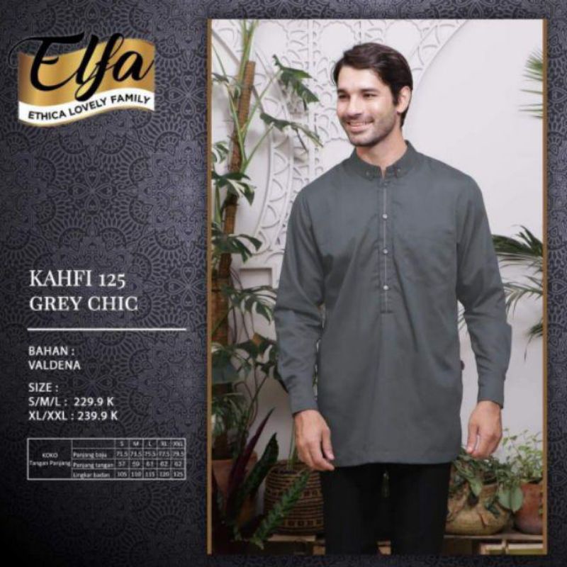 [Terbaru] Koko Ethica Kahfi 125 Elfa 146 Ready