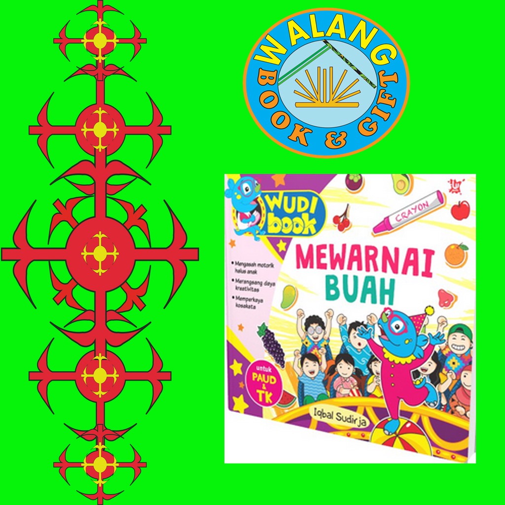 Wudi Book Mewarnai Buah