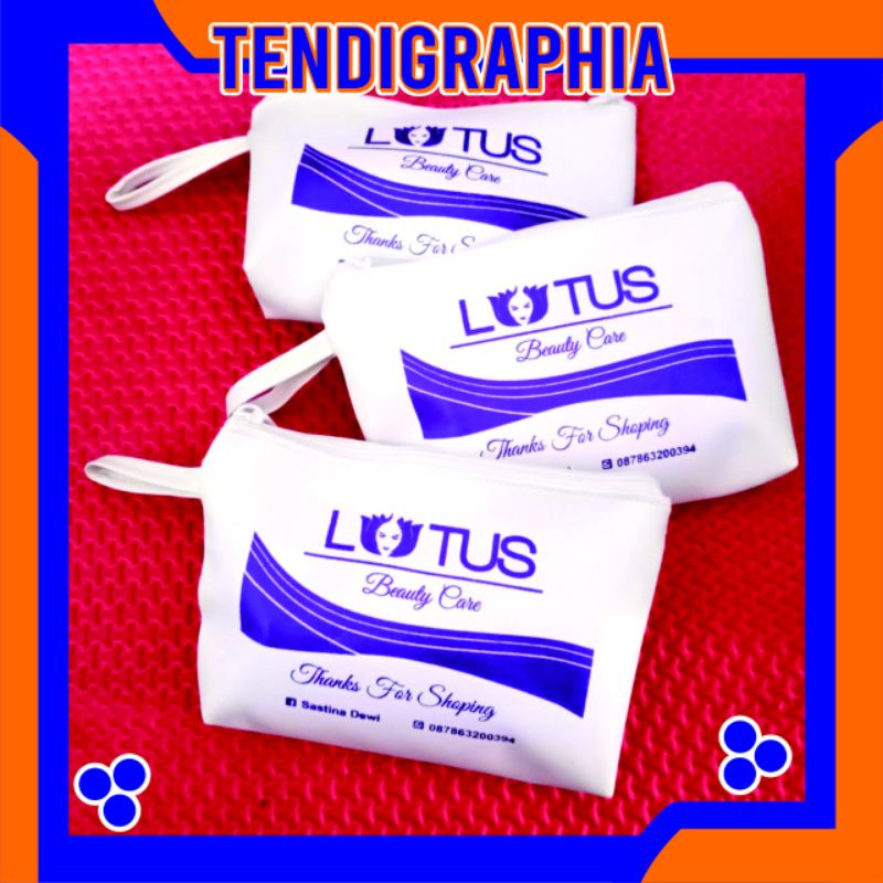 Pouch kosmetik perahu souvenir pernikahan