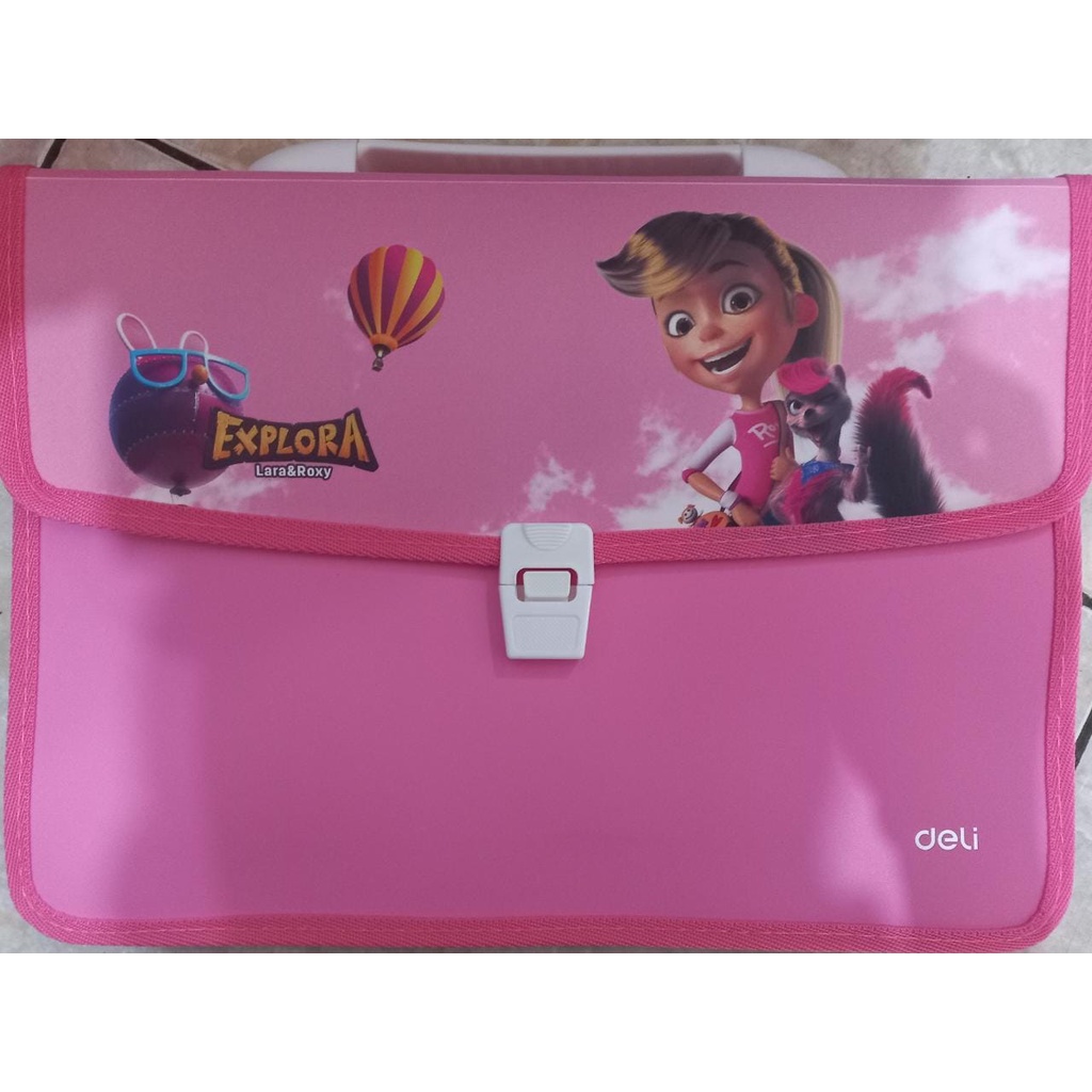

Deli EZ602 02 Explora Expanding File A4 / Expanding File - Biru Muda dan Pink Muda