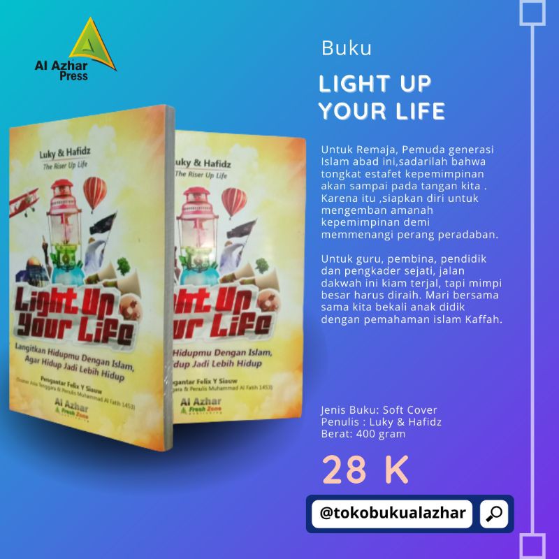 BUKU LIGHT UP YOUR LIFE AL AZHAR PRESS