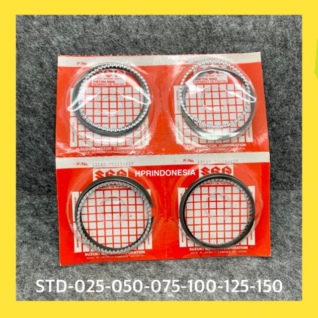 Ring Piston Seher Suzuki Carry Xtra ST100 1000cc 1.0 - Karimun Kotak - Jimny Katana - Forsa STD 025 