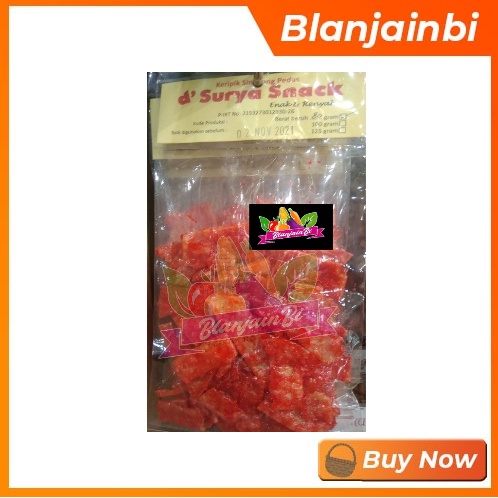 

Keripik Singkong Pedas d'Surya Snack