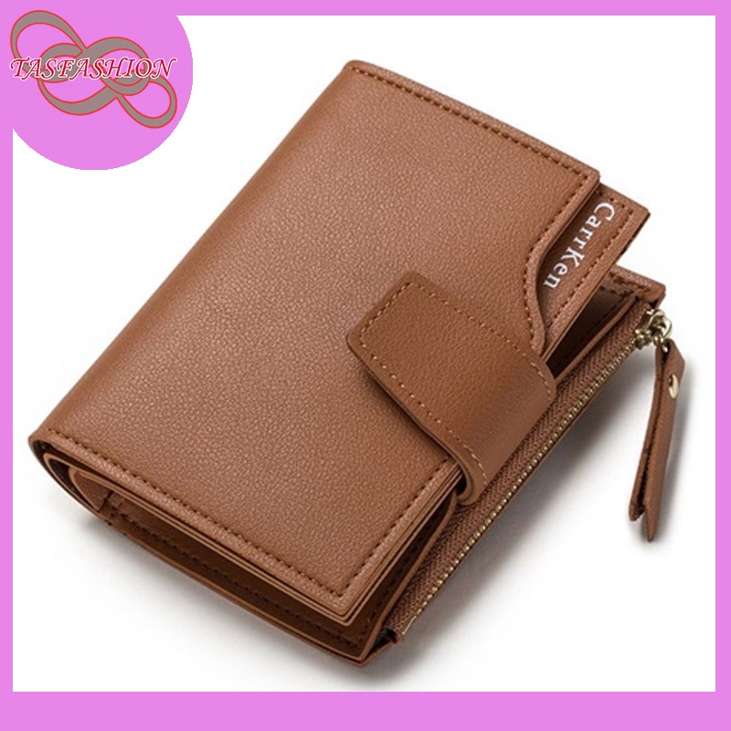 ⚘FASHION88⚘D26-1 Dompet Lipat PENDEK Wanita Trendy Murah/dompet wanita mini murah real pic-3
