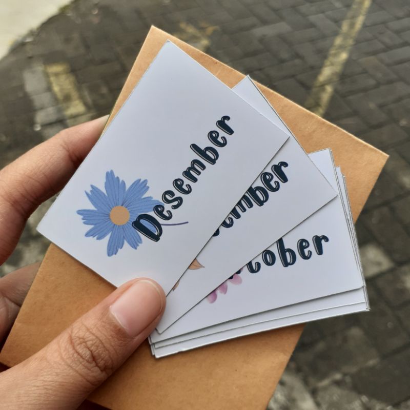 

STICKER BUDGETING STICKER BUDGET STICKER GLOSSY CUSTOM - NAMA BULAN