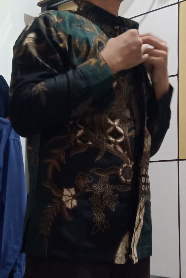 Proboseto Hijau Kemeja Batik Pria Full Furing Bahan Katun Primisima