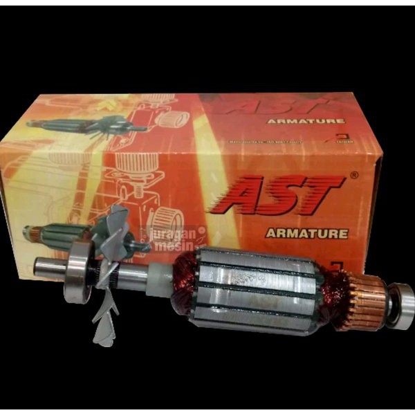 Armature angker merk AST dapat digunakan mesin gerinda grinda M 2300 B dan sim 100B modern    ;