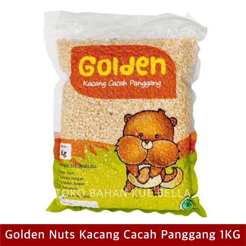 Kacang GOLDEN NUT 1KG - Kacang Sangrai / Kacang Cacah Panggang