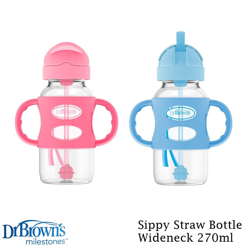 Dr. Brown's Sippy Straw Bottle 270ml wideneck